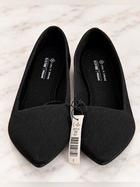 Call It Spring Women's Black Pointed Toe Flats Size 6 – New With Tags